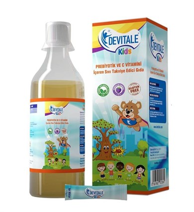 Devitale Kids Prebiyotik ve C Vitamini İçeren Sıvı Takviye Edici Gıda Çocuklar İçin TakviyelerDevitale