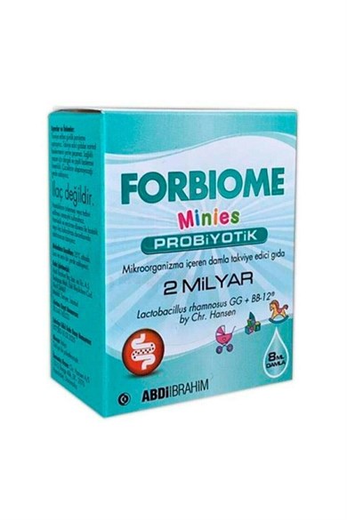 Forbiome Minies 2 Milyar Probiyotik Damla 8 ml Milyar Probiyotik Damla 8 ml