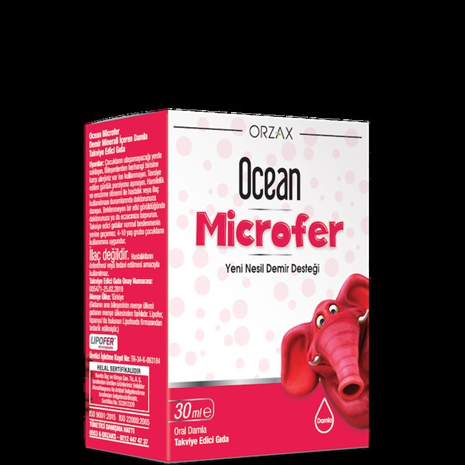 Orzax Microfer Damla 30ml - - Takviyegiller.com