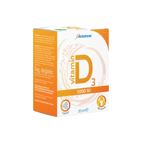 Avicenna D3 Vitamini 1000 IU 20 mlDiğer 