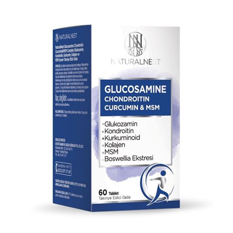 NaturalNest Glucosamine Chondroitin MSM 60 TabletDiğer 