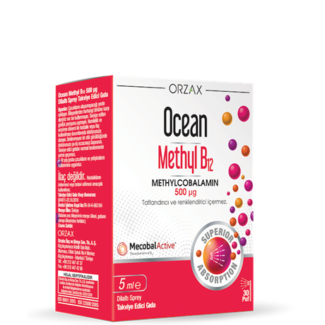Ocean Methyl B12 500 Mg Sprey/ 5 Ml