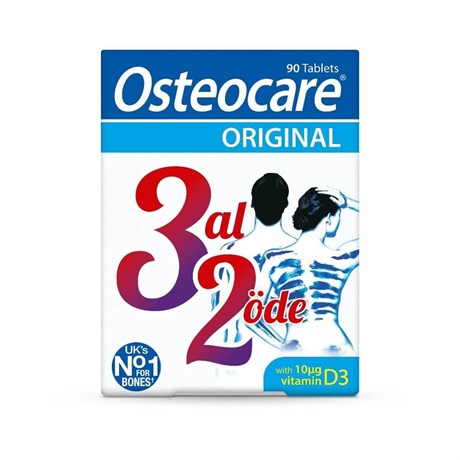 Osteocare 90 Tablet 3 Al 2 ÖdeOsteocare 90 Tablet 3 Al 2 Öde - 283,80 TL - Takviyegiller.comMultivitaminlerDiğer