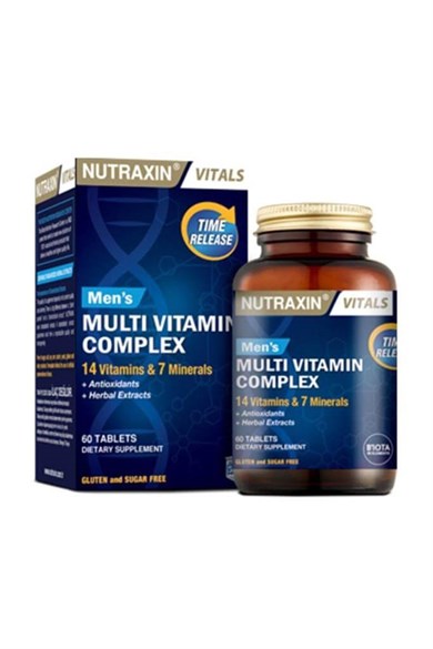 Nutraxin Multi Vitamin Complex Men's 60 TabletBağışıklık GüçlendiricilerNutraxin
