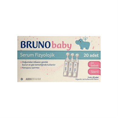 Bruno Baby Serum Fizyolojik Damla 5 Ml X 20 Adet