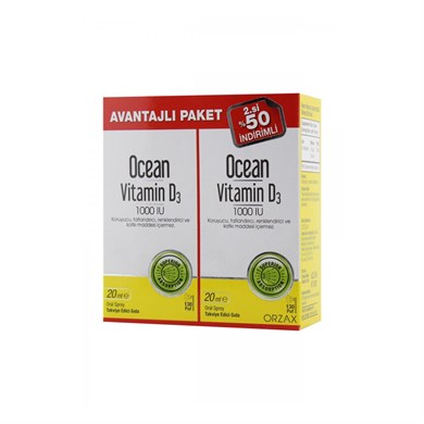 Ocean Vitamin D3 1000Iu 20 +20 Avantajlı PaketDiğer 