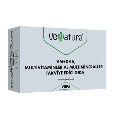 Venatura Vm+Dha Multivitaminler ve Multimineraller 30 KapsülDiğer