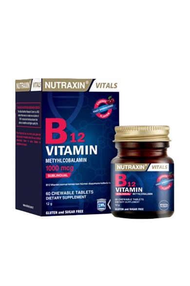 Nutraxin Vitals B12 Vitamin 60 TabletNutraxin Vitals B12 Vitamin 60 Tablet - 44,90 TL - Takviyegiller.comGıda Takviyeleri&VitaminlerNutraxin