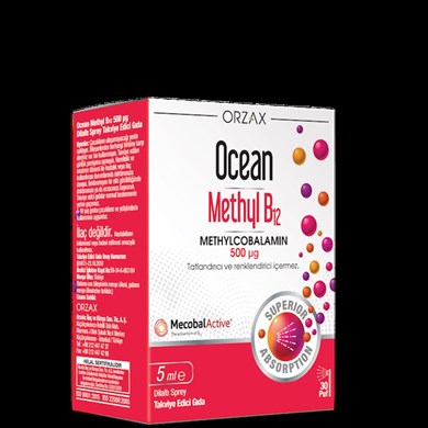 Ocean Methyl B12 500 Mg Sprey/ 5 MlOcean Methyl B12 500 Mg Sprey/ 5 Ml - 58,59 TL - Takviyegiller.comMultivitaminOrzax