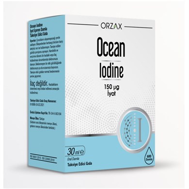 Orzax Ocean İodine 30MlOrzax Ocean Iodine (İyot)30Ml - 37,67 TL - Takviyegiller.comVitaminlerOrzax