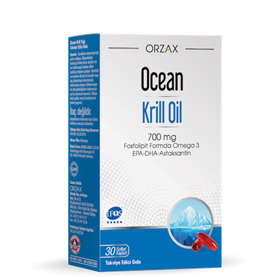 Orzax Ocean Krill Oil 30 Kapsül 