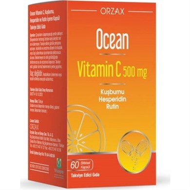 Orzax Ocean Vitamin C 500 Mg 60 Kapsül