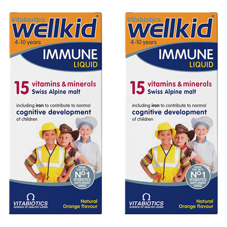 Vitabiotics Wellkid® Immune Liquid 150 ml 2 Adet