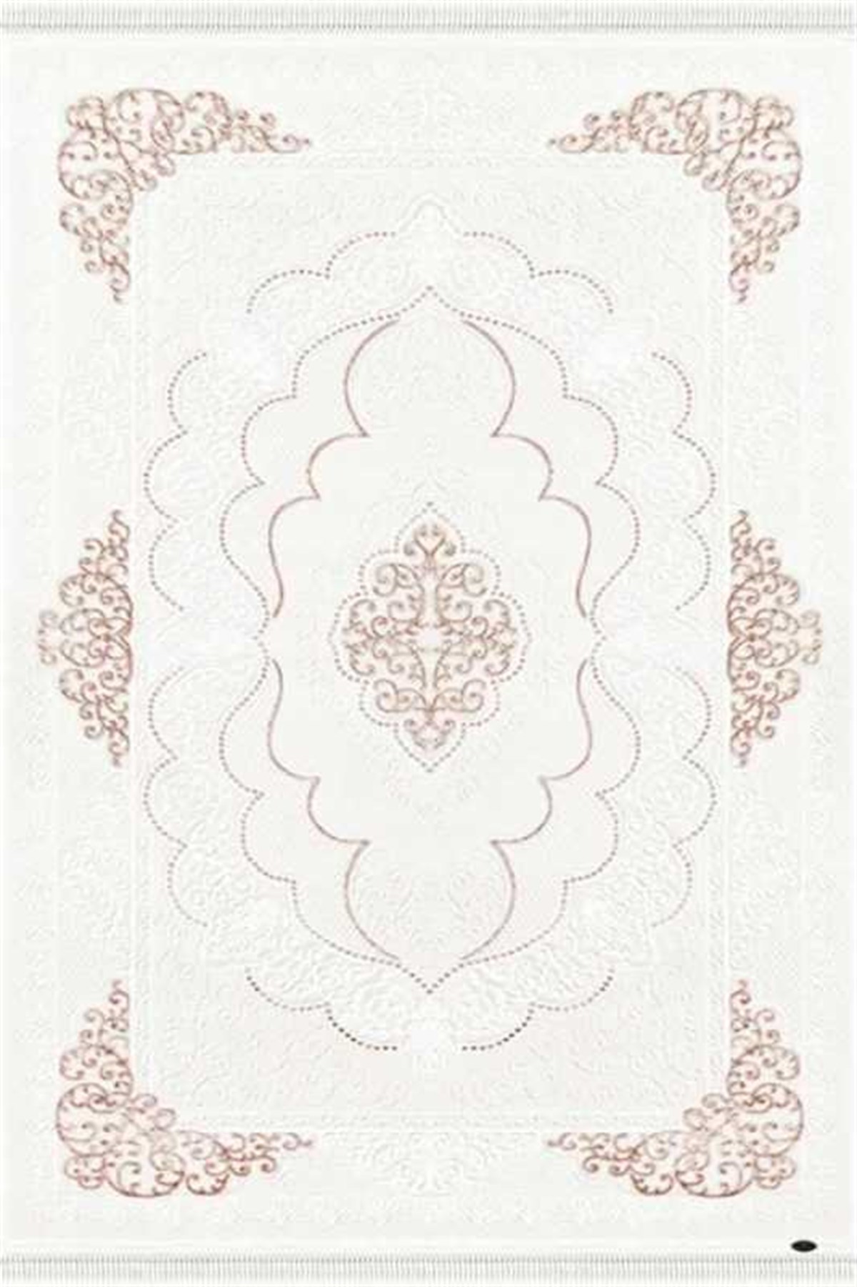 Dinarsu Oda Halı 125x200 Gold GD004660 Krem Pembe