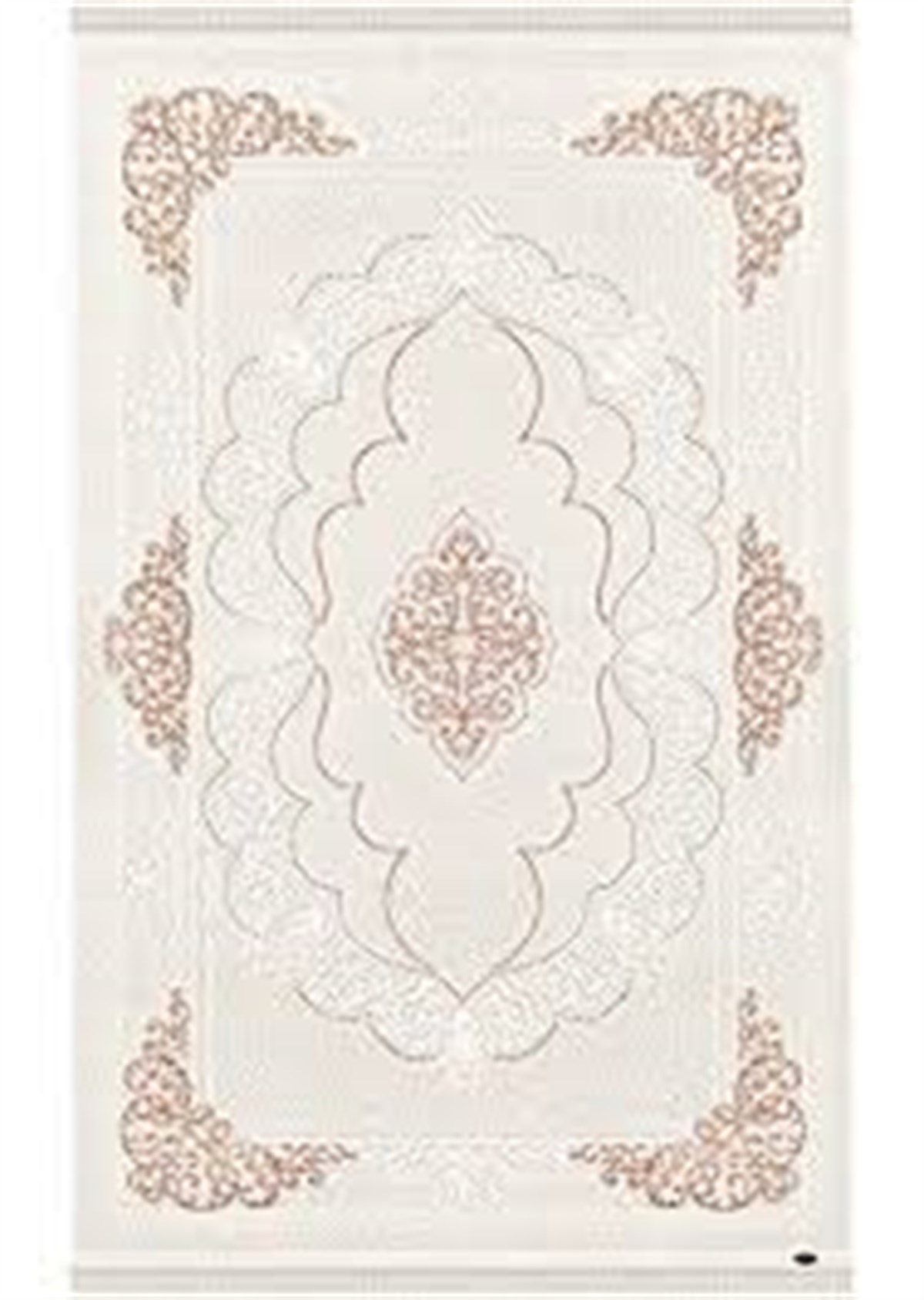 Dinarsu Oda Halı 150x233 Gold GD004660 Krem Pembe