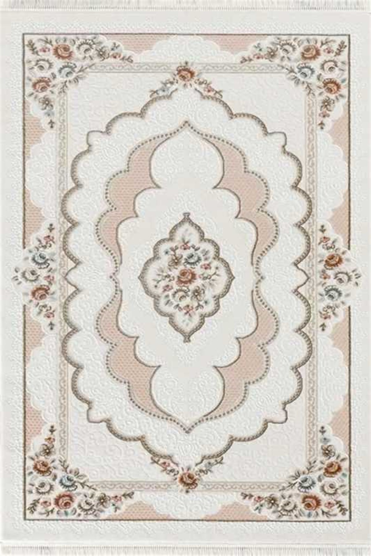 Dinarsu Oda Halı 150x233 Viyana VY018 065 Vizon Pembe