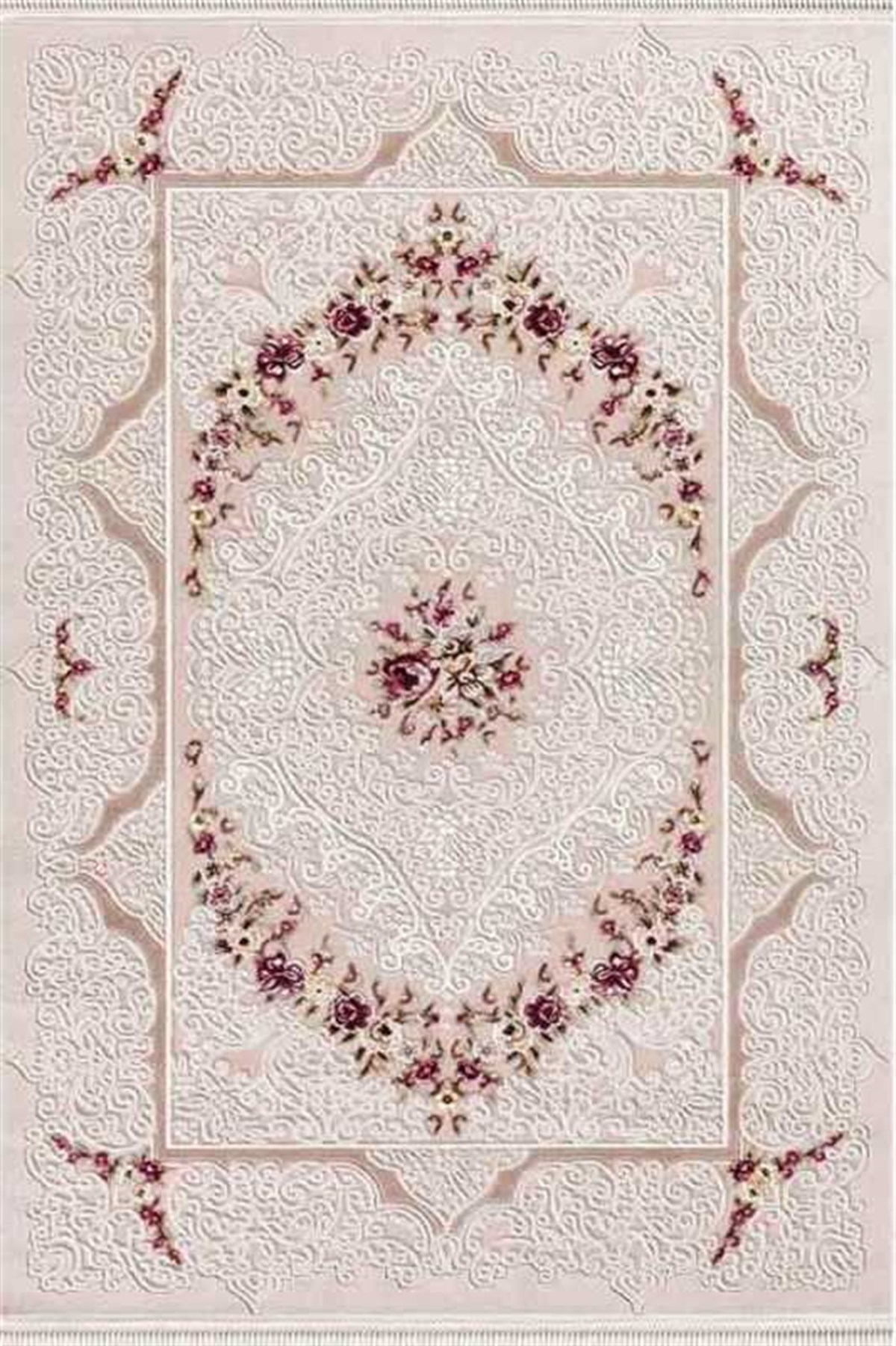 Dinarsu Oval Halı 150x233 Didem 15849 060 Krem