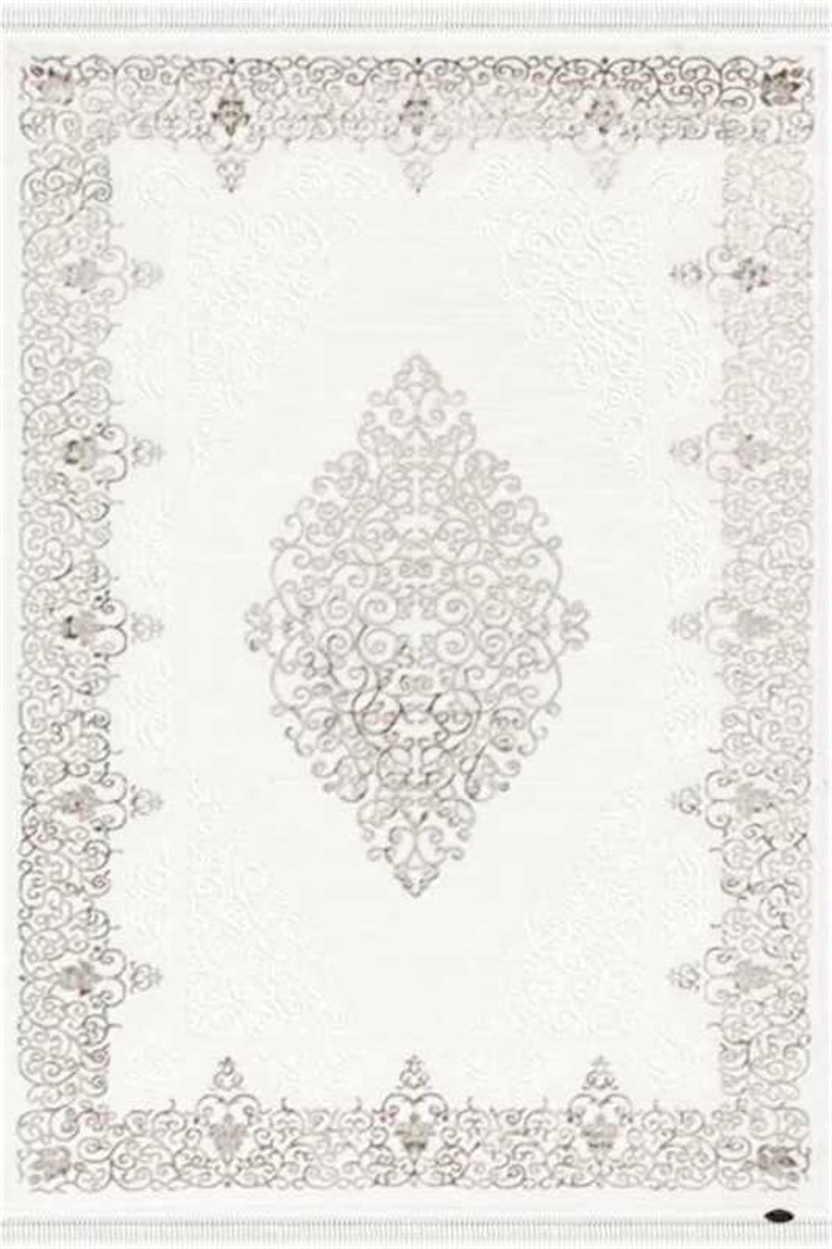 Dinarsu Oval Halı 80x150 Gold GD001670 Krem