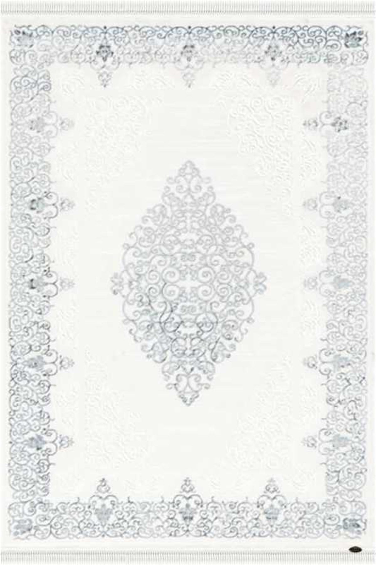Dinarsu Yolluk Halı 80x300 Gold GD001 630 Krem Mavi