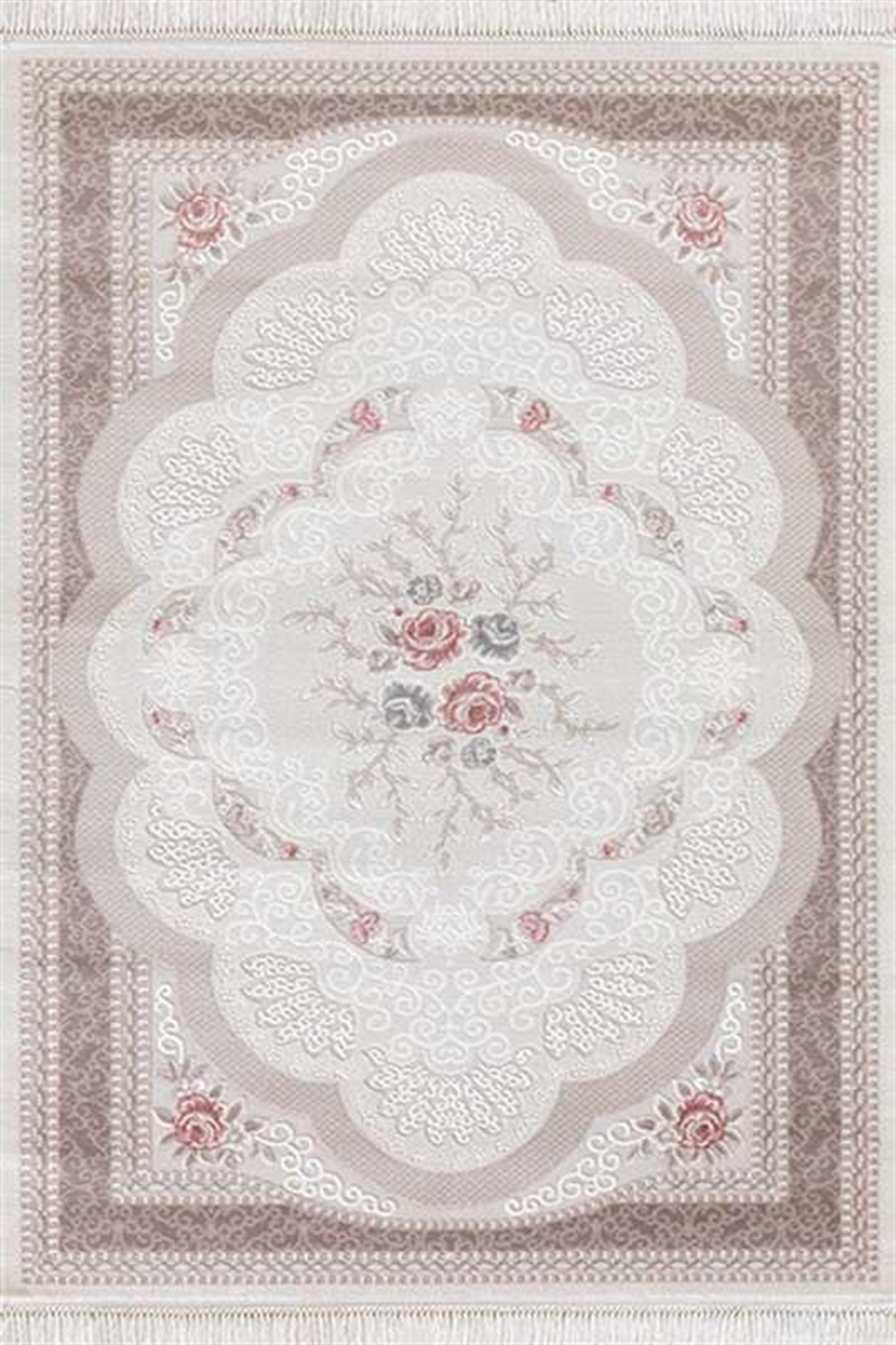 Efsane Salon Halı 170x250 Ihlara HR004060 Vizon Krem