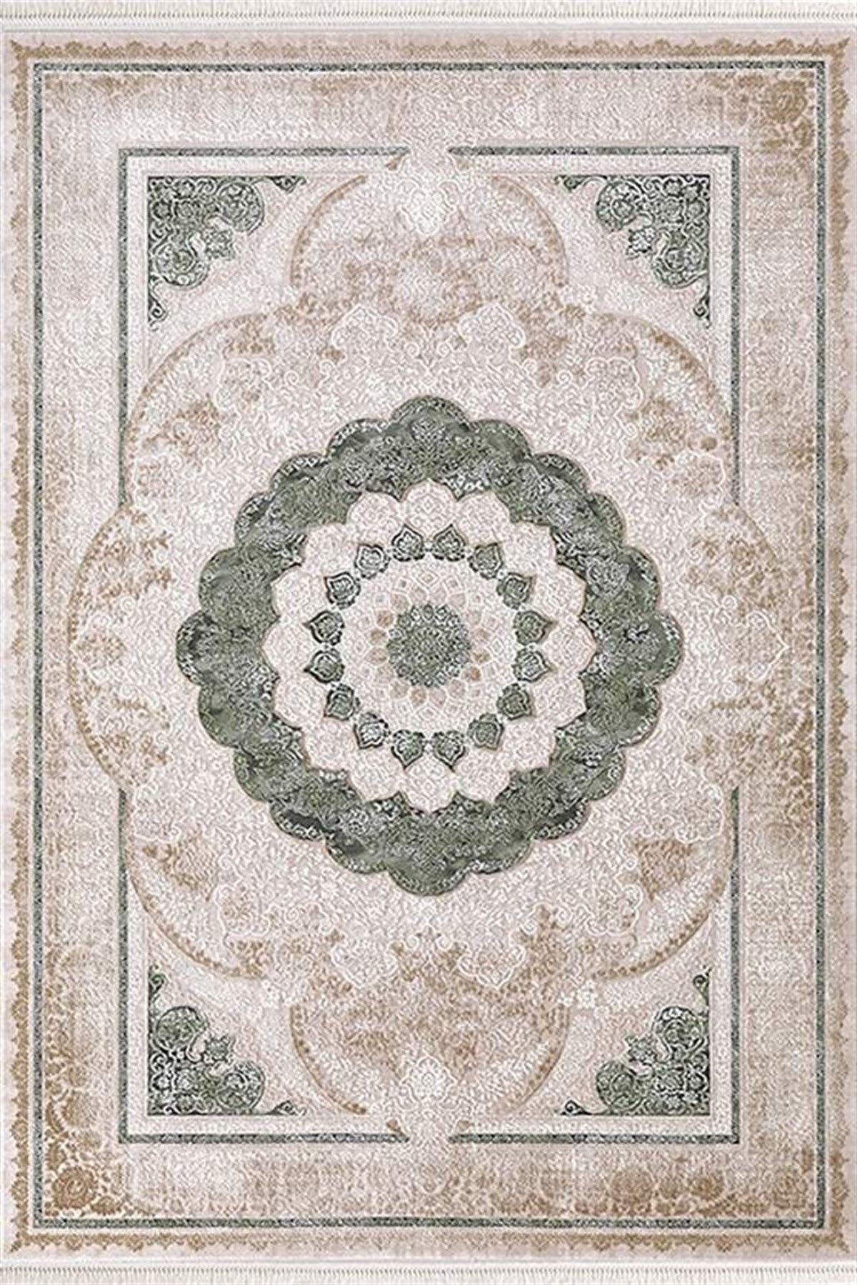 Efsane Salon Halı 200x290 Esmira 31892 040 Vizon Yeşil