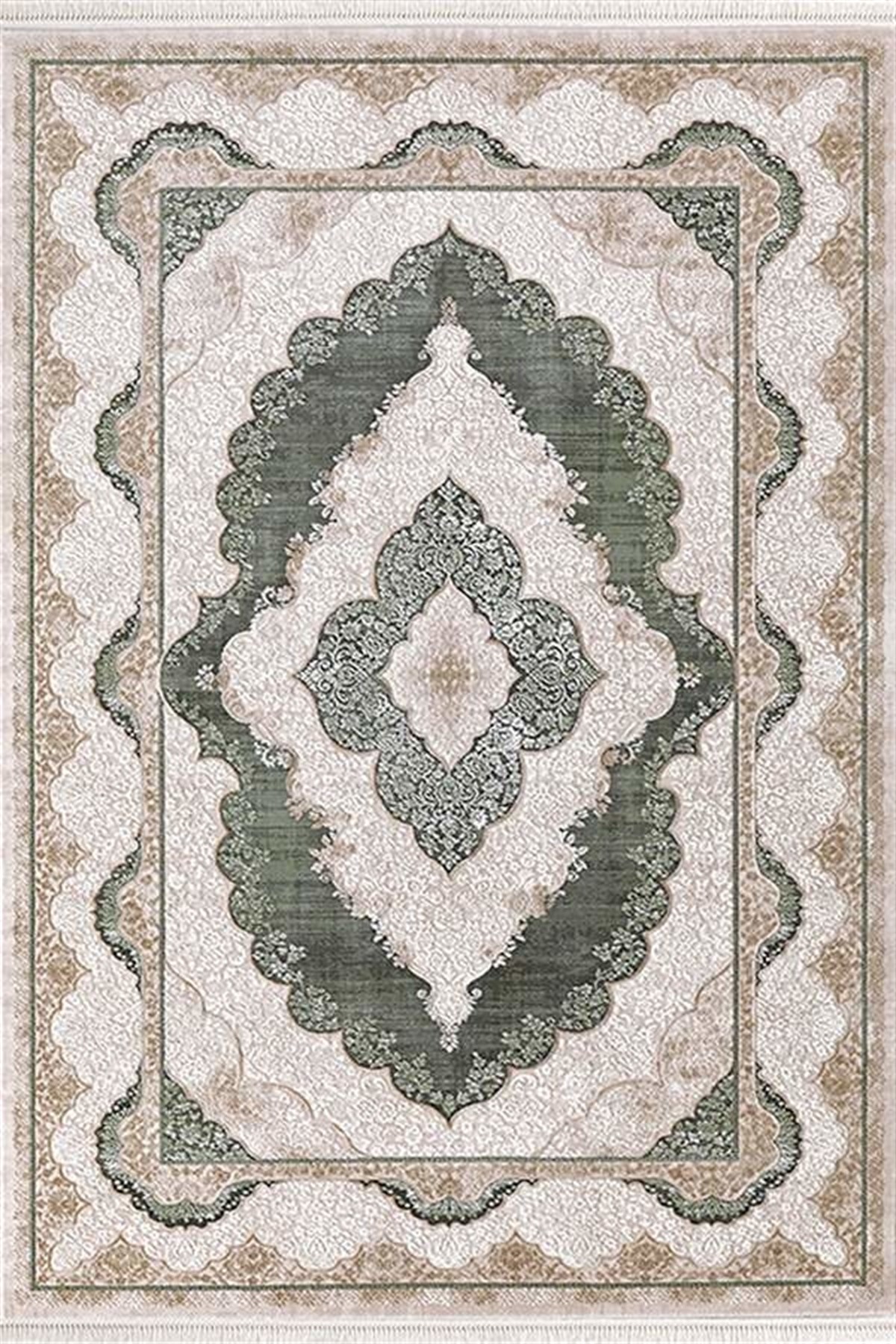 Efsane Salon Halı 200x290 Esmira 31893 040 Vizon Yeşil