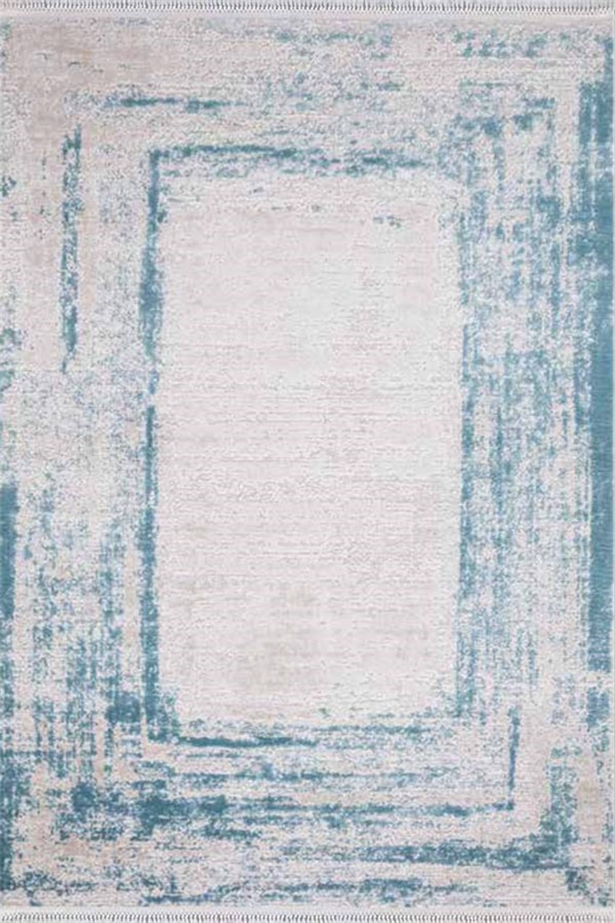 Flora Oda Halısı 160x230 Ayşıl 2418C Mavi