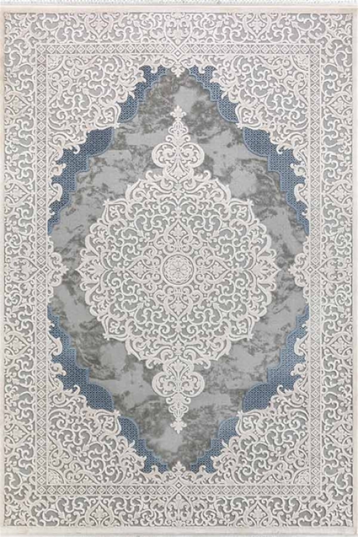 Flora Oda Halısı 160x230 Violet 2614B Mavi