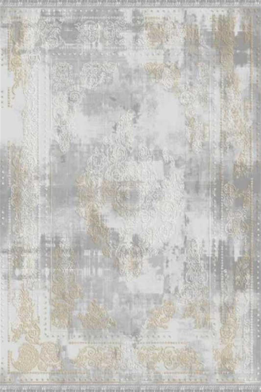 İpek Yolluk Halı 80X150 Blossom 13405 Gri