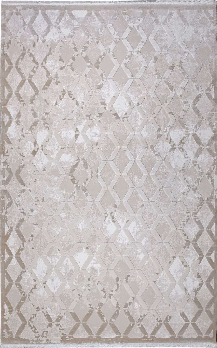 Kreasyon Salon Halısı Modern 200x290 Elkenz 7558 Vizon