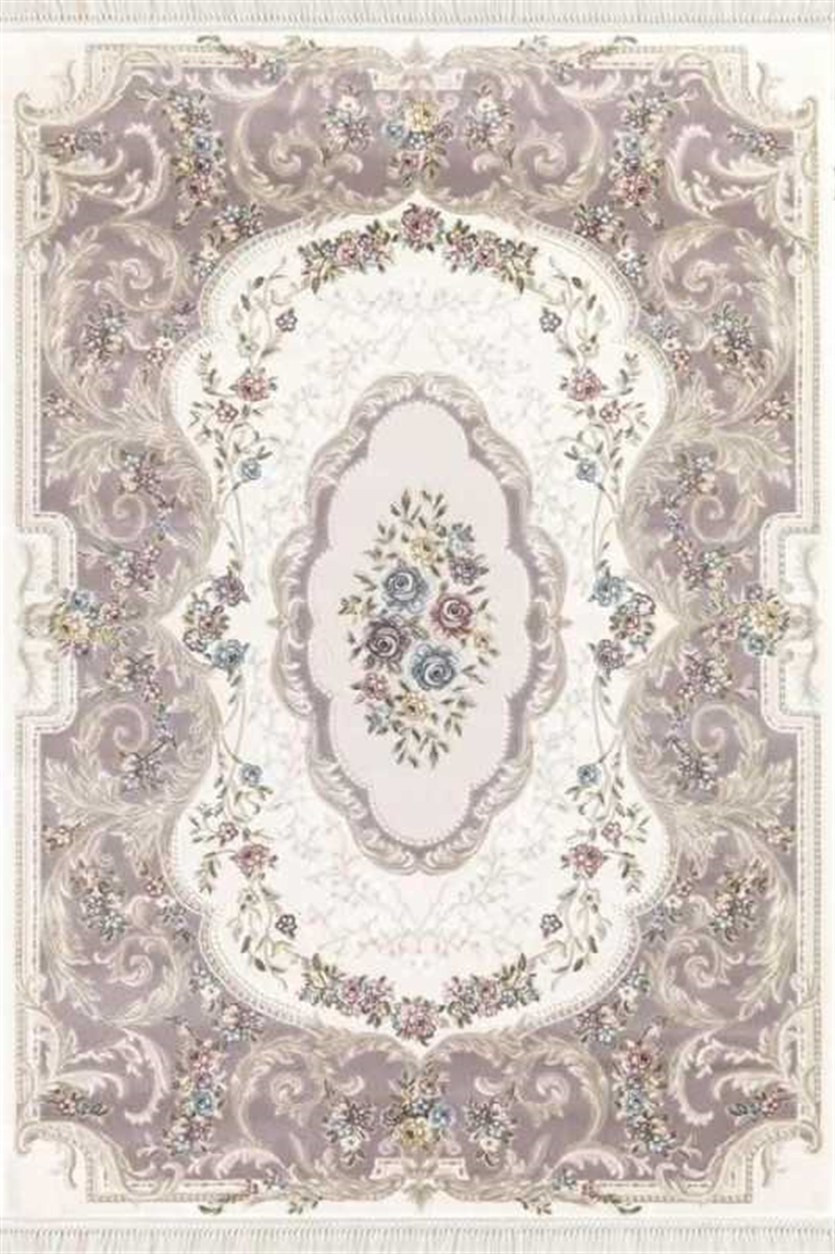 Merinos Daire halı 160x160 Prestij 15309 066 Mürdüm