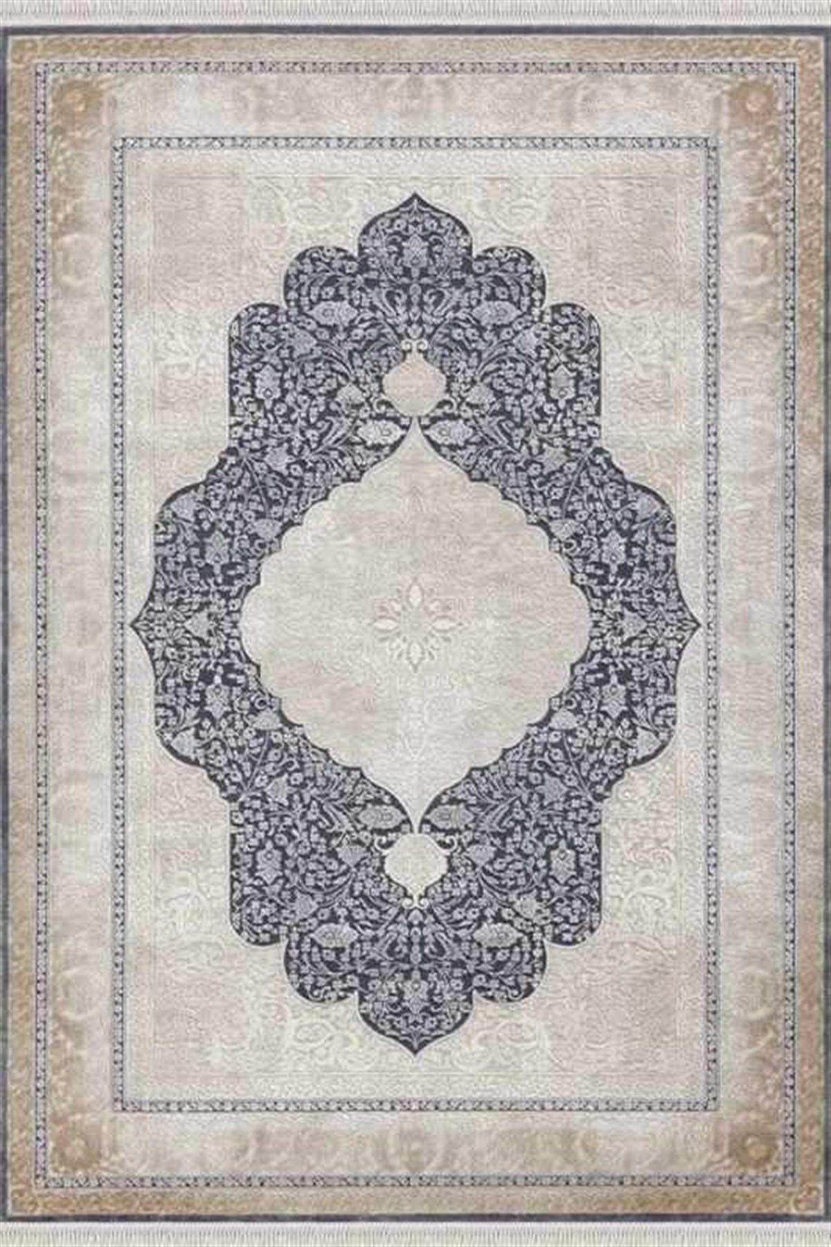 Merinos Oda Halısı 160x230 Rodin 19776 035 Vizon Turkuaz