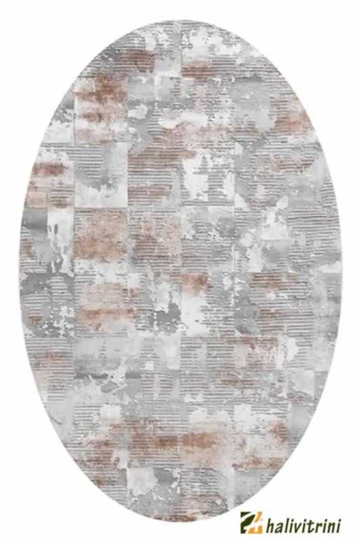 Merinos Oval halı 160x230 Therapy 19131 020 Gri