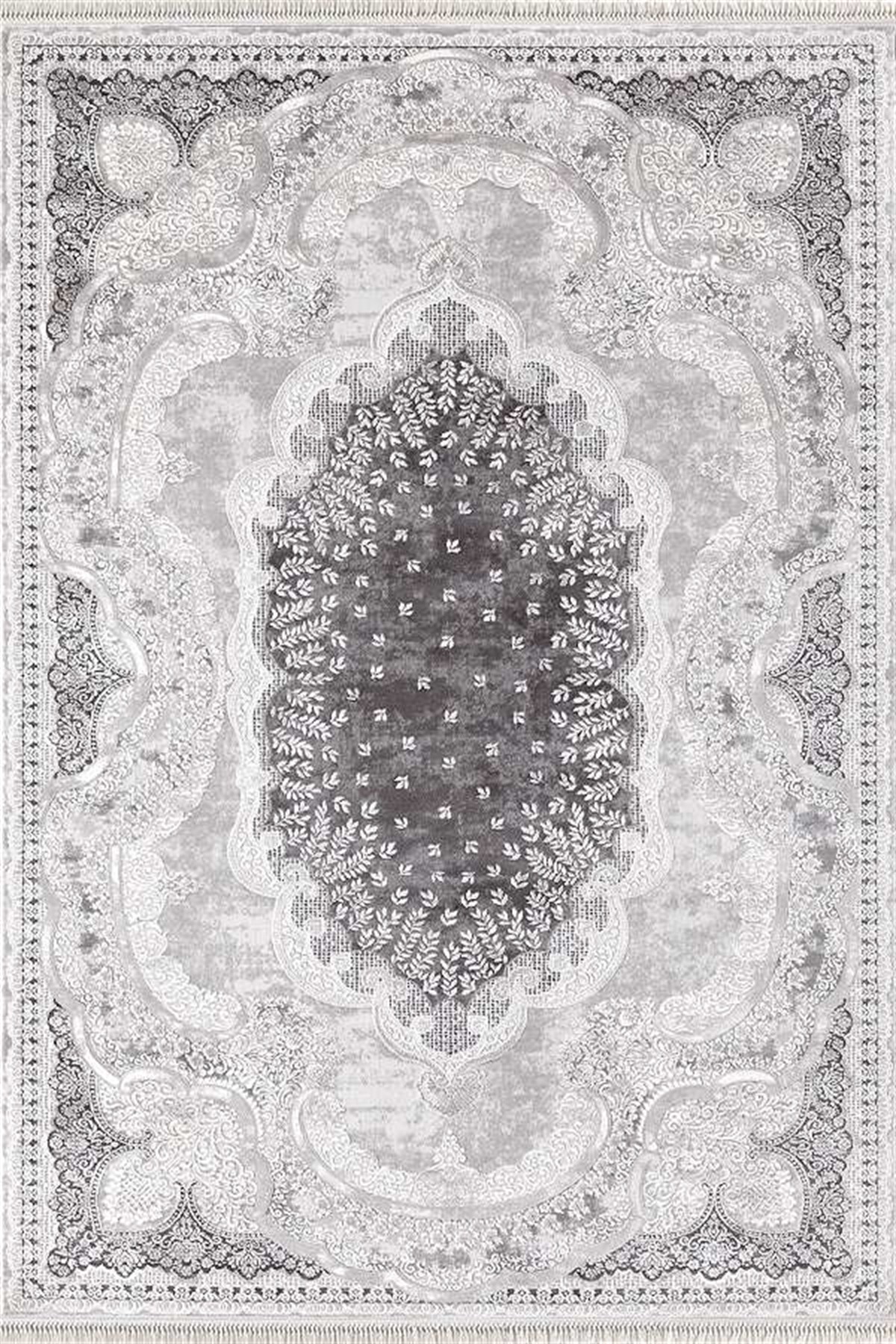 Merinos Salon Halısı 200x290 Rodin 19777 095 Gri