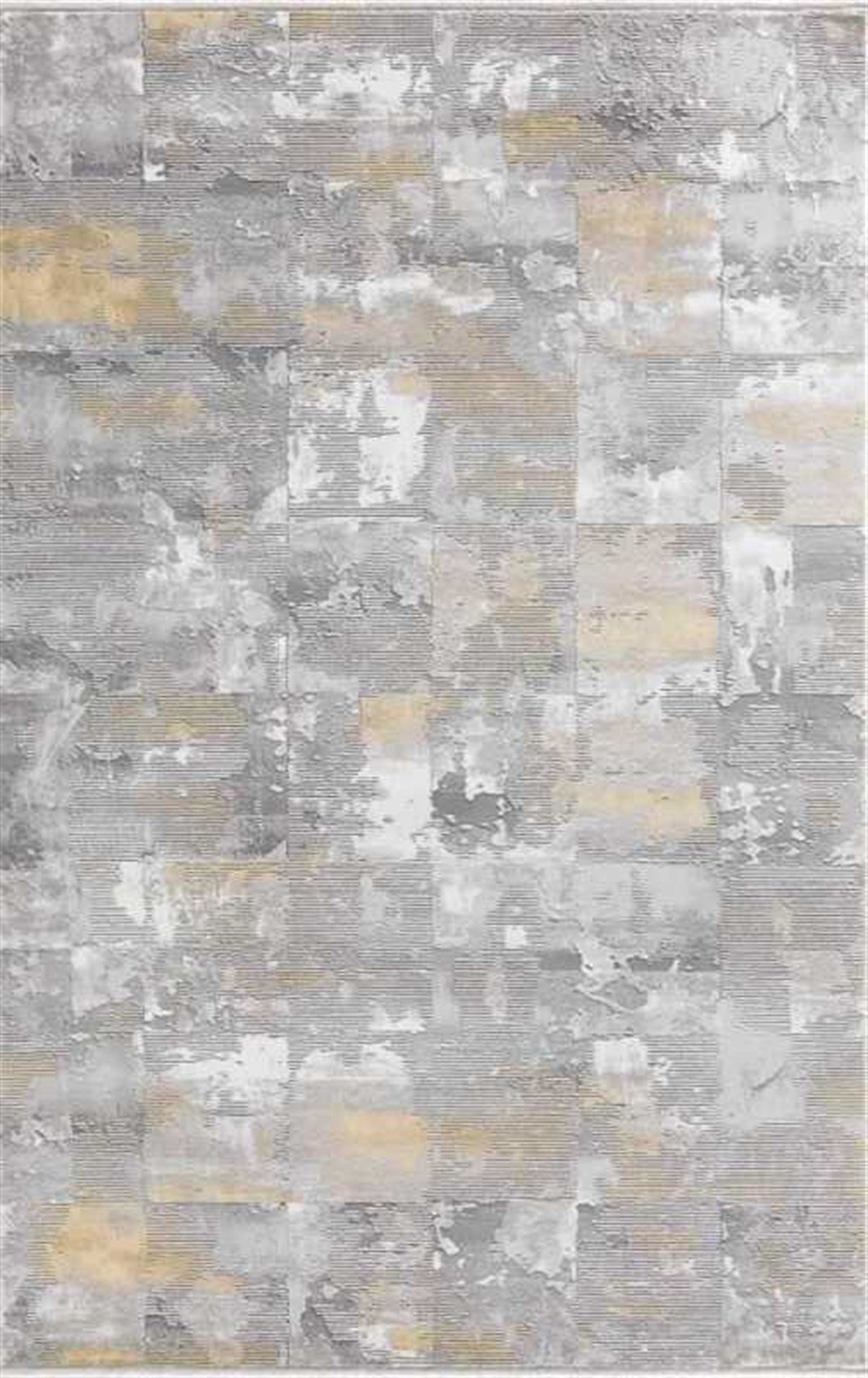 Merinos Yolluk Halısı 100x200 Therapy 19131 095 Gri Sarı