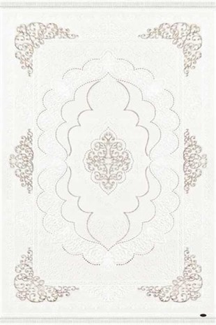 Dinarsu Oval Halı 80x300 Gold GD004670 Krem
