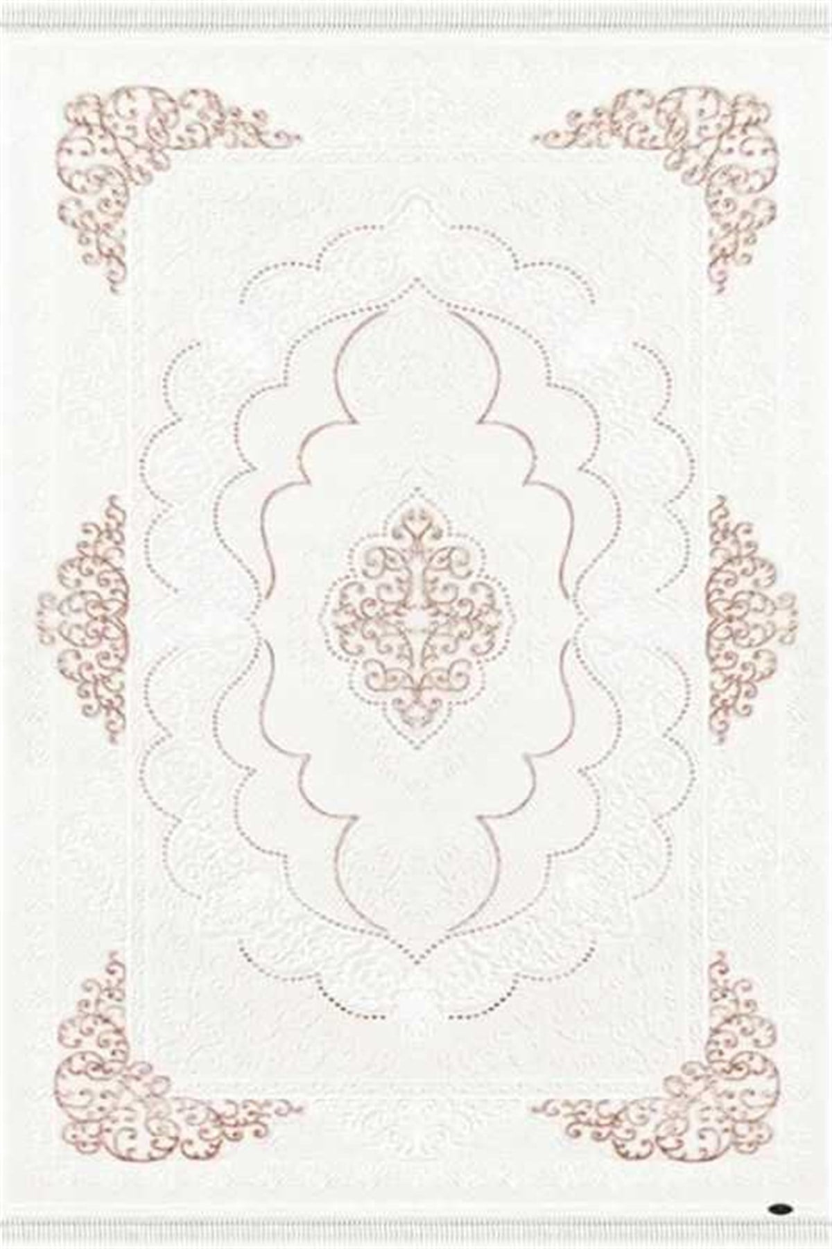 Dinarsu Oda Halı 125x200 Gold GD004660 Krem Pembe
