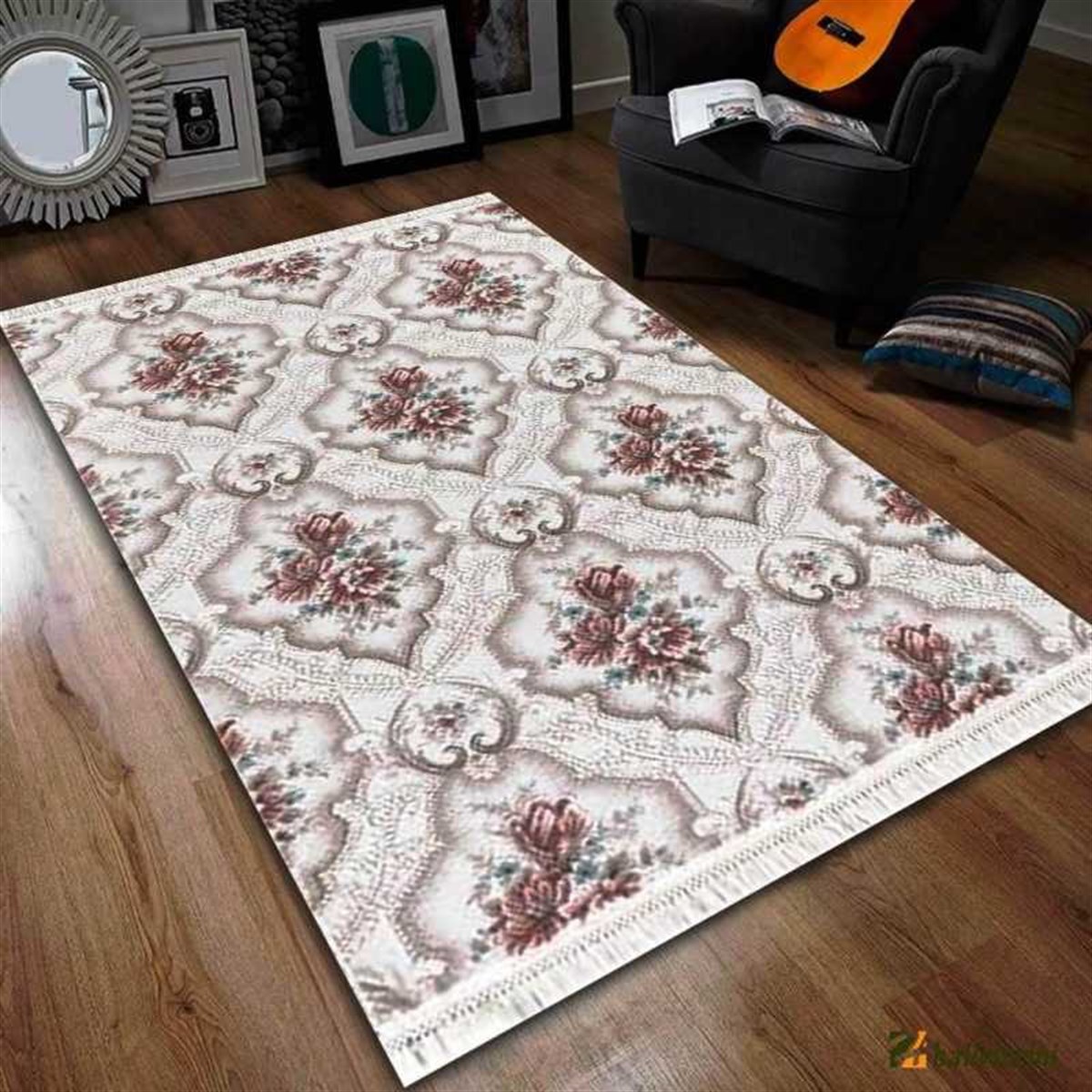 Dinarsu Oda Halı 125x200 Viyana VY008 060 Krem Vizon