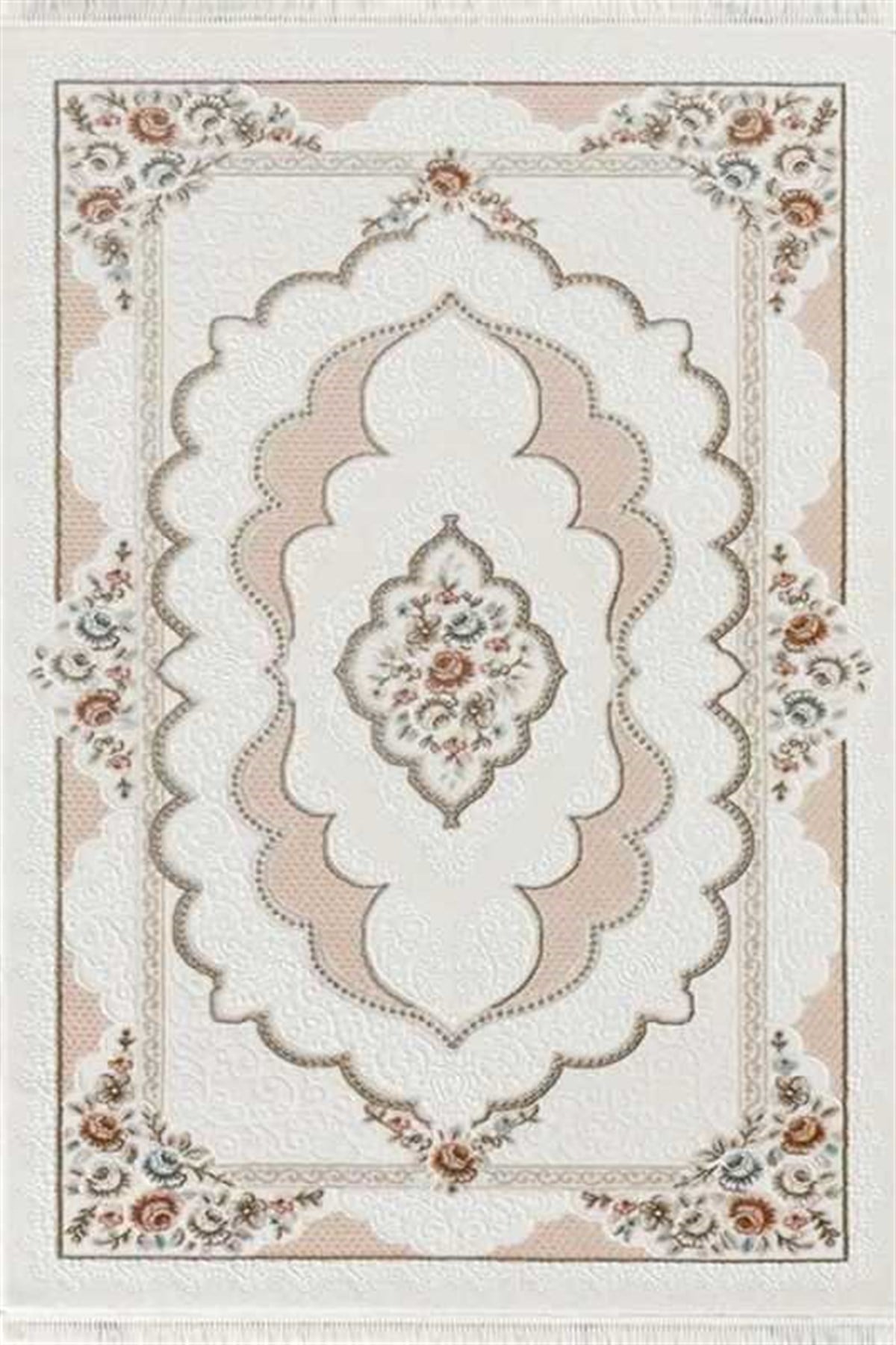 Dinarsu Oda Halı 150x233 Viyana VY018 065 Vizon Pembe