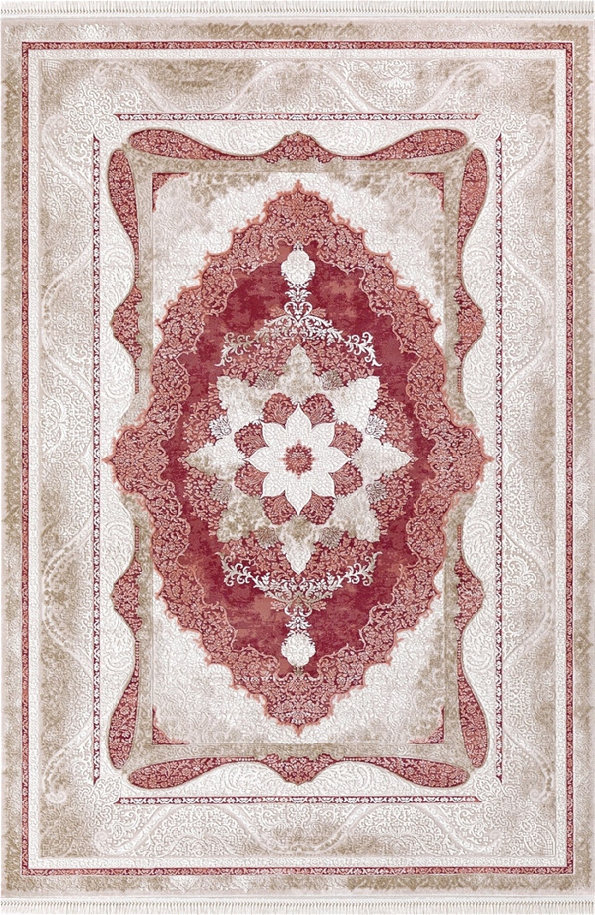 Dinarsu Oda Halı 160x230 Arora 31888 010 Bordo