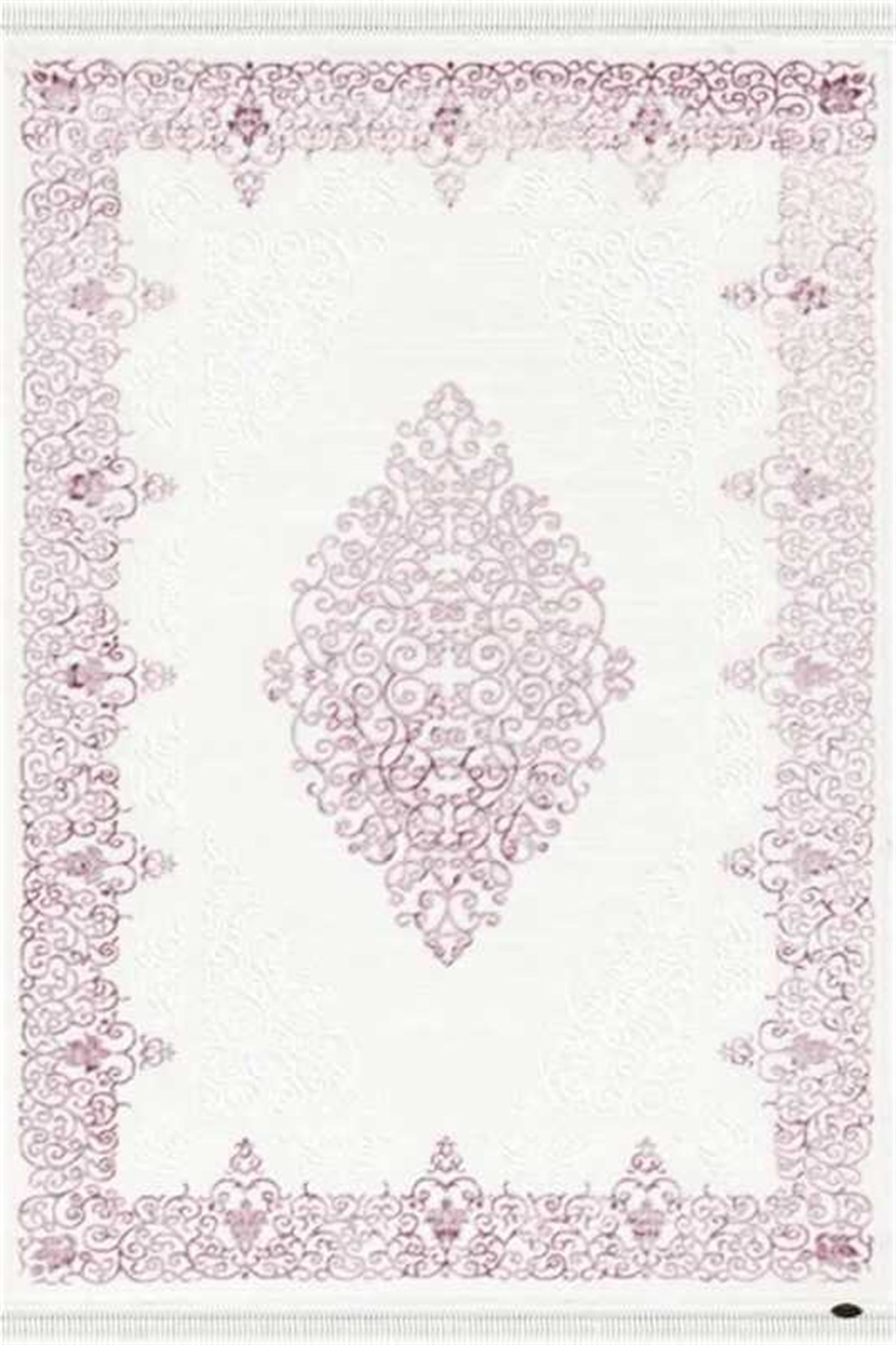 Dinarsu Oval Halı 125x200 Gold GD001655 Krem Pembe