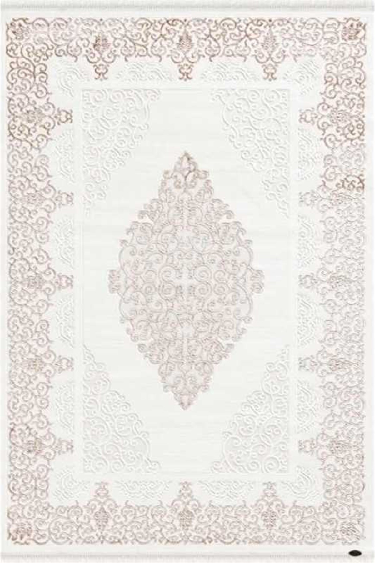 Dinarsu Oval Halı 125x200 Gold GD001660 Krem