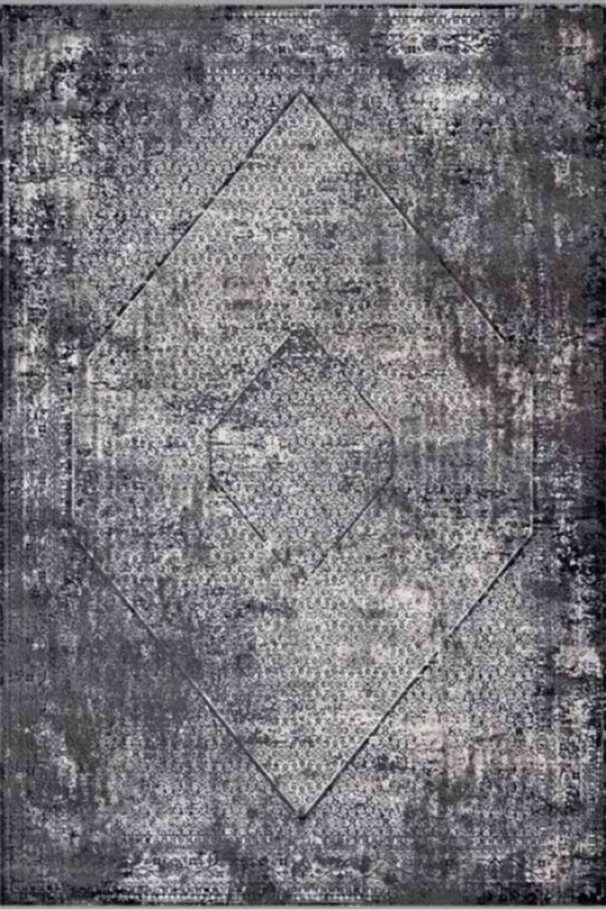 Dinarsu Salon Halı 200x290 Arora 34679 091 Gri Antrasit