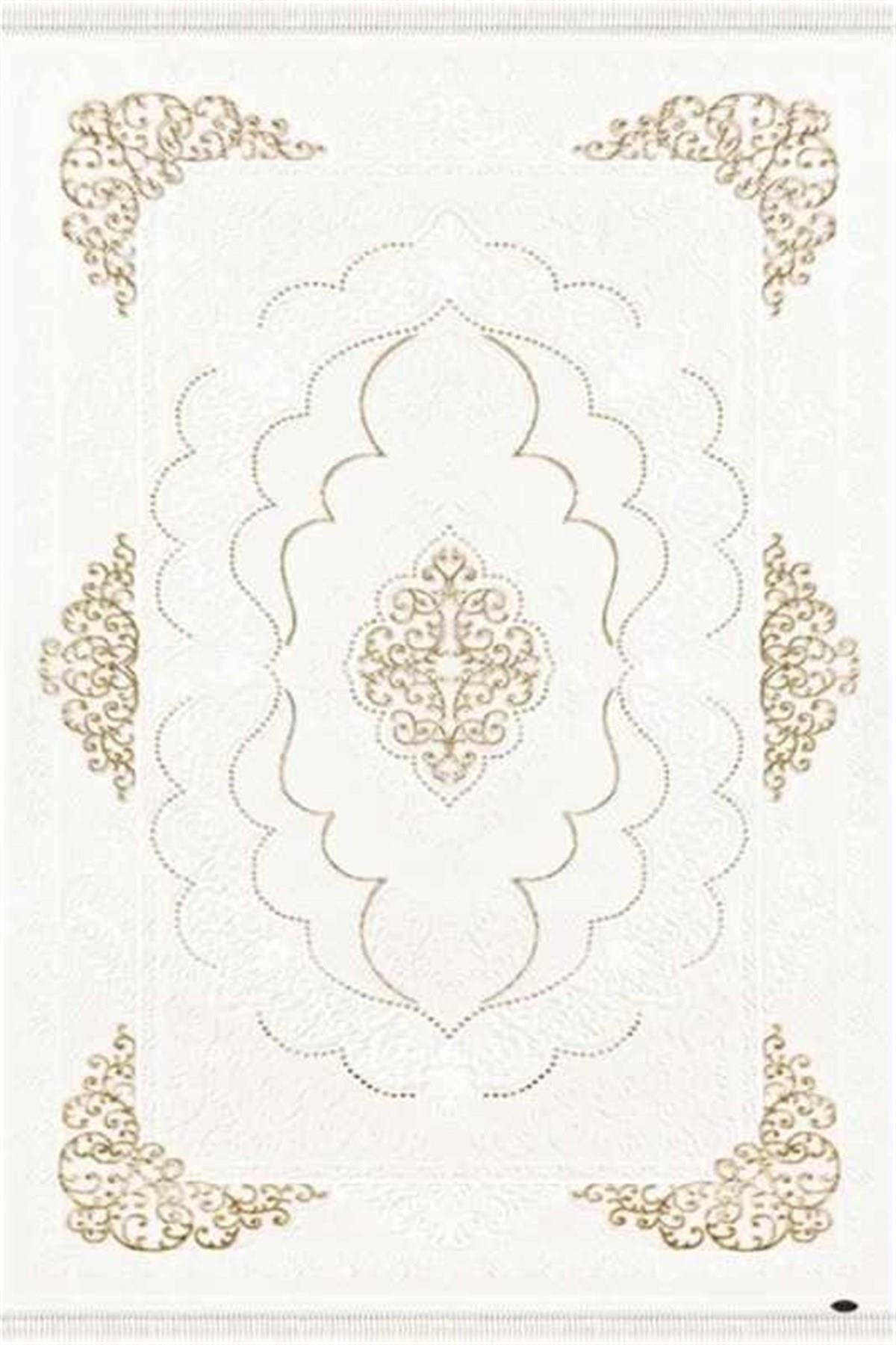 Dinarsu Yolluk Halı 80x300 Gold GD004060 Krem