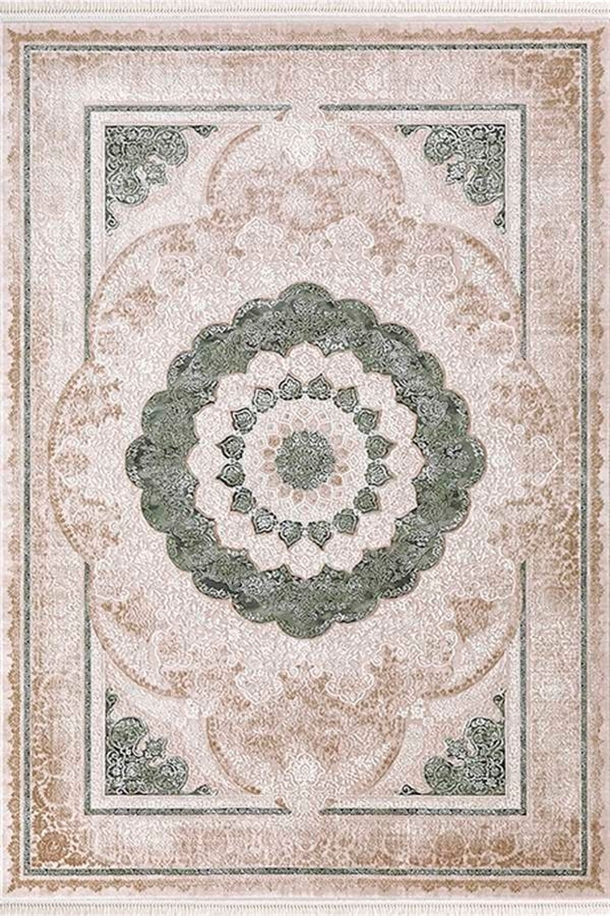 Efsane Salon Halı 200x290 Esmira 31892 040 Vizon Yeşil