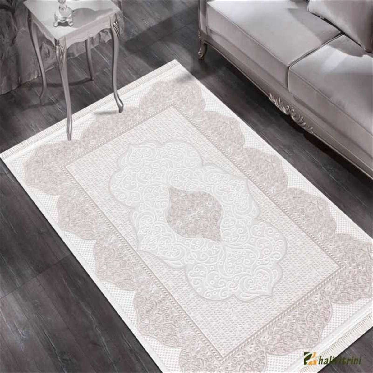 Efsane Salon Halı 200x290 Ihlara HR008060 Bej Krem