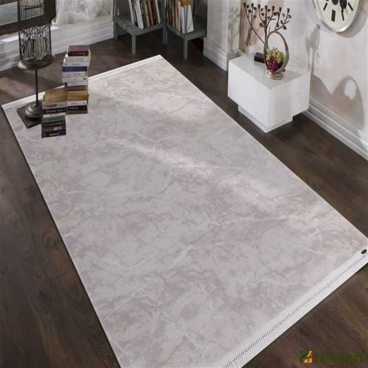 Flora Salon Halı 200x290 Ayşıl 1680B Bej