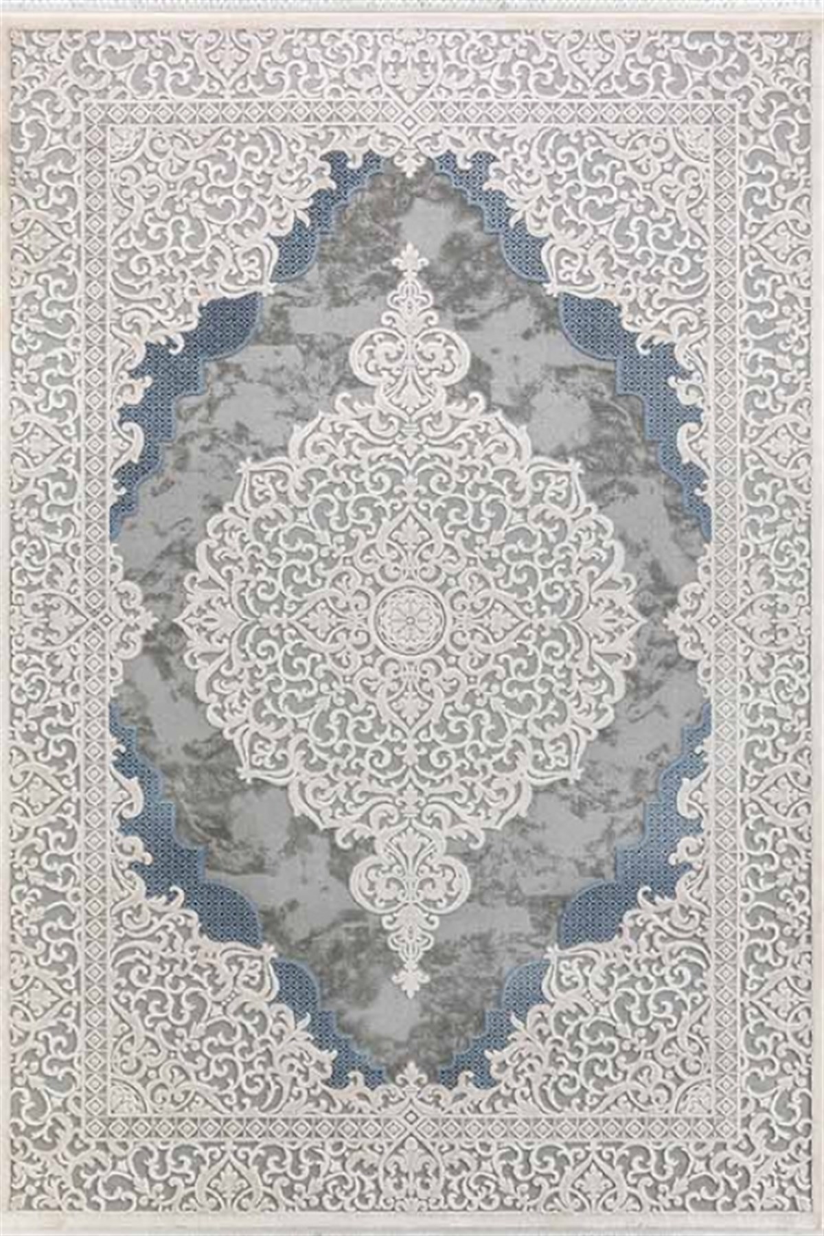 Flora Salon Halısı 200x290 Violet 2614B Mavi