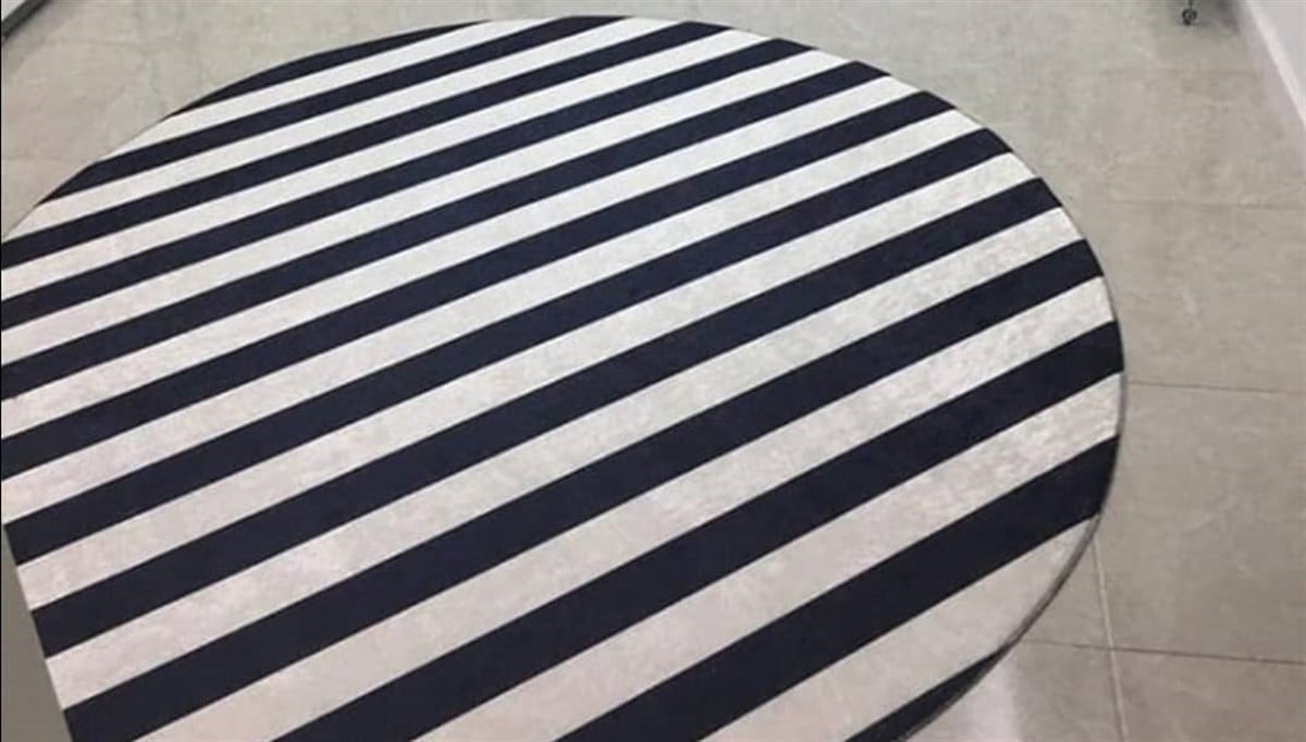 Hitit Daire Halı 140x140 Lidya Lüx GK142 Siyah