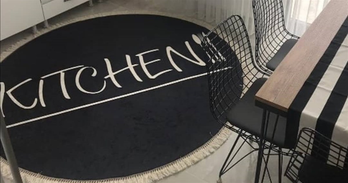 Hitit Daire Halı 140x140 Lidya Lüx GK225 Siyah